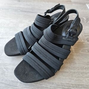 Aetrex Women's Sandals, Size 7, Black